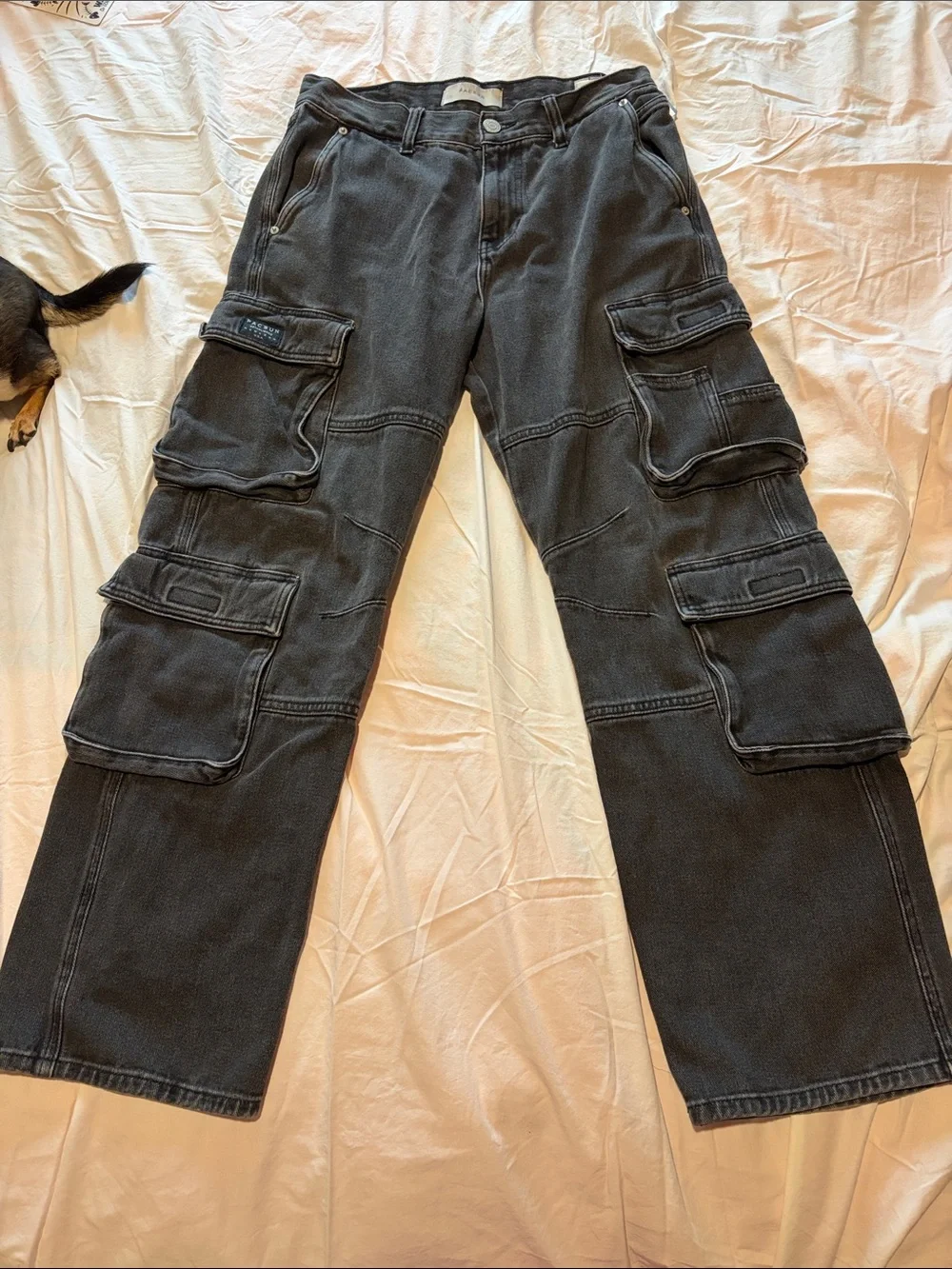 PacSun Black Multi-Pocket Cargo Pants